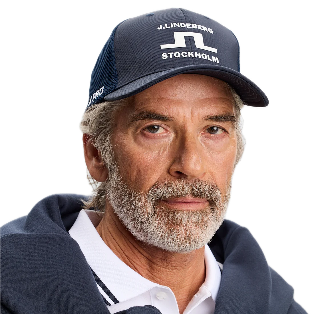 J.Lindeberg Casquette JL Pro Cap Bleu Marine