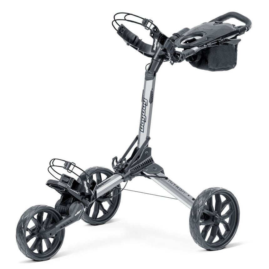 BagBoy Chariot Manuel Nitron Auto-Open Gris Noir
