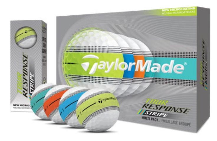Balles TaylorMade Tour Response Stripe Multi 2026
