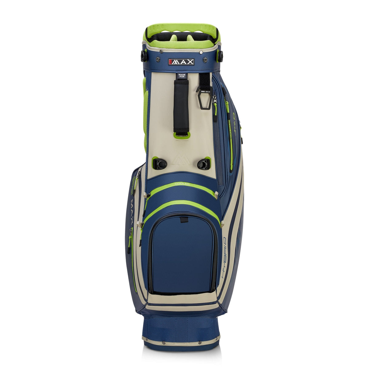 Big Max sac trépied Dri Lite Hybrid Tour 2 Bleu Marine / Vert Lime