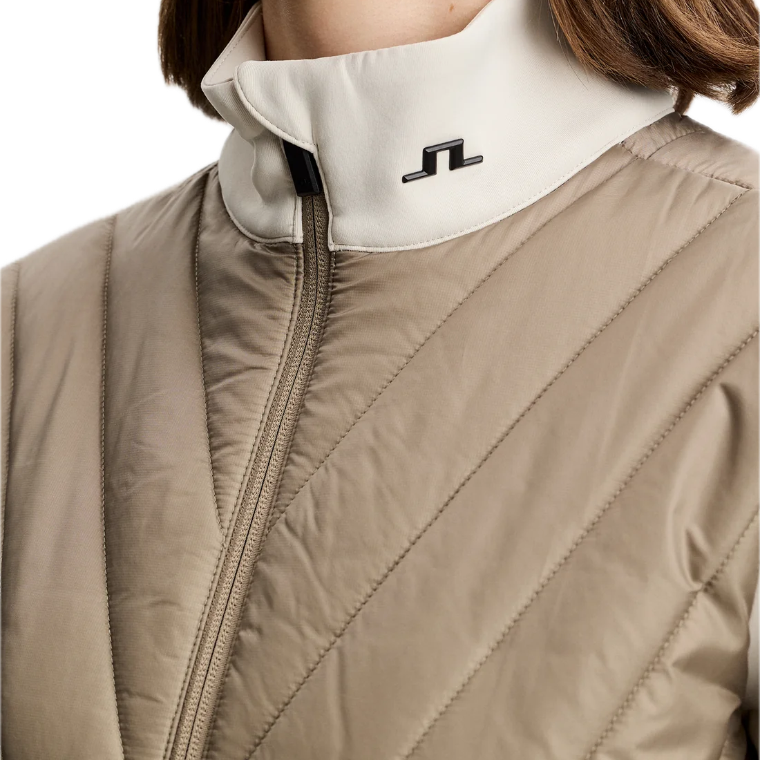 J.Lindeberg Veste Femme Holma Quilt Hybrid  Brindle