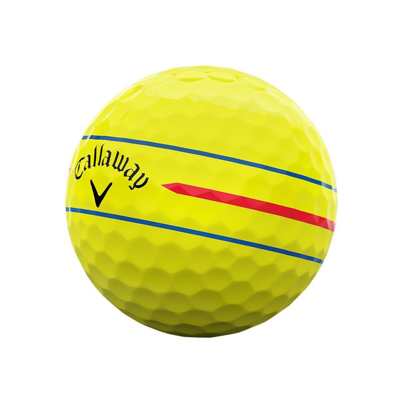 Callaway Bolas Chrome Soft 360 Triple Track amarillo 2026 (caja de 12)