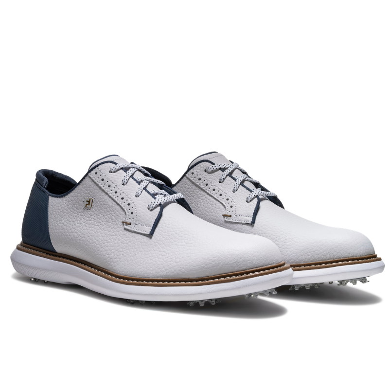 FootJoy Chaussures Traditions Blanc/Bleu - GolfCenter.fr