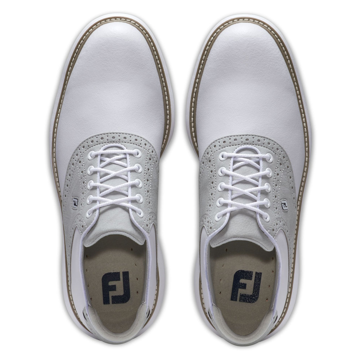 FootJoy Chaussures Traditions Blanc gris Blanc