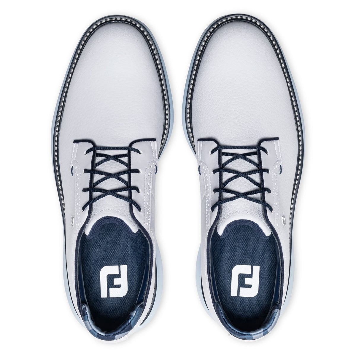 FootJoy Traditions BLUTCHER Blanche Bleu Marine Bleu