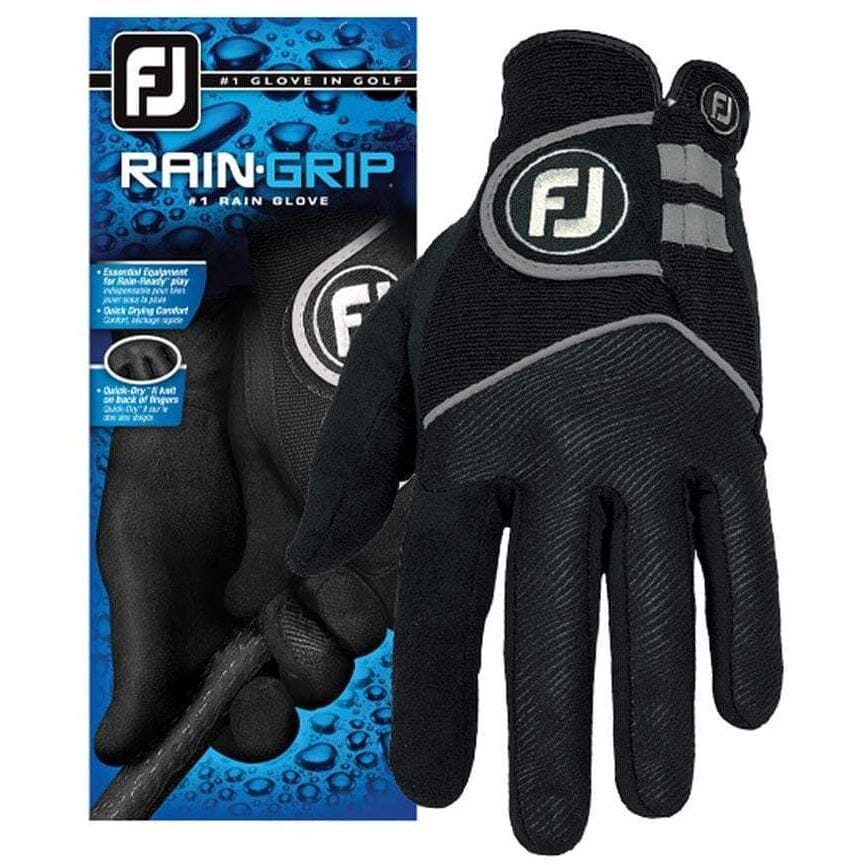 FootJoy Paire de Gants Pluie Raingrip Noir Femme