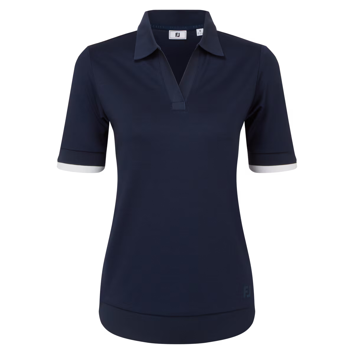 Footjoy Polo Mujer Malla Texturizada Navy