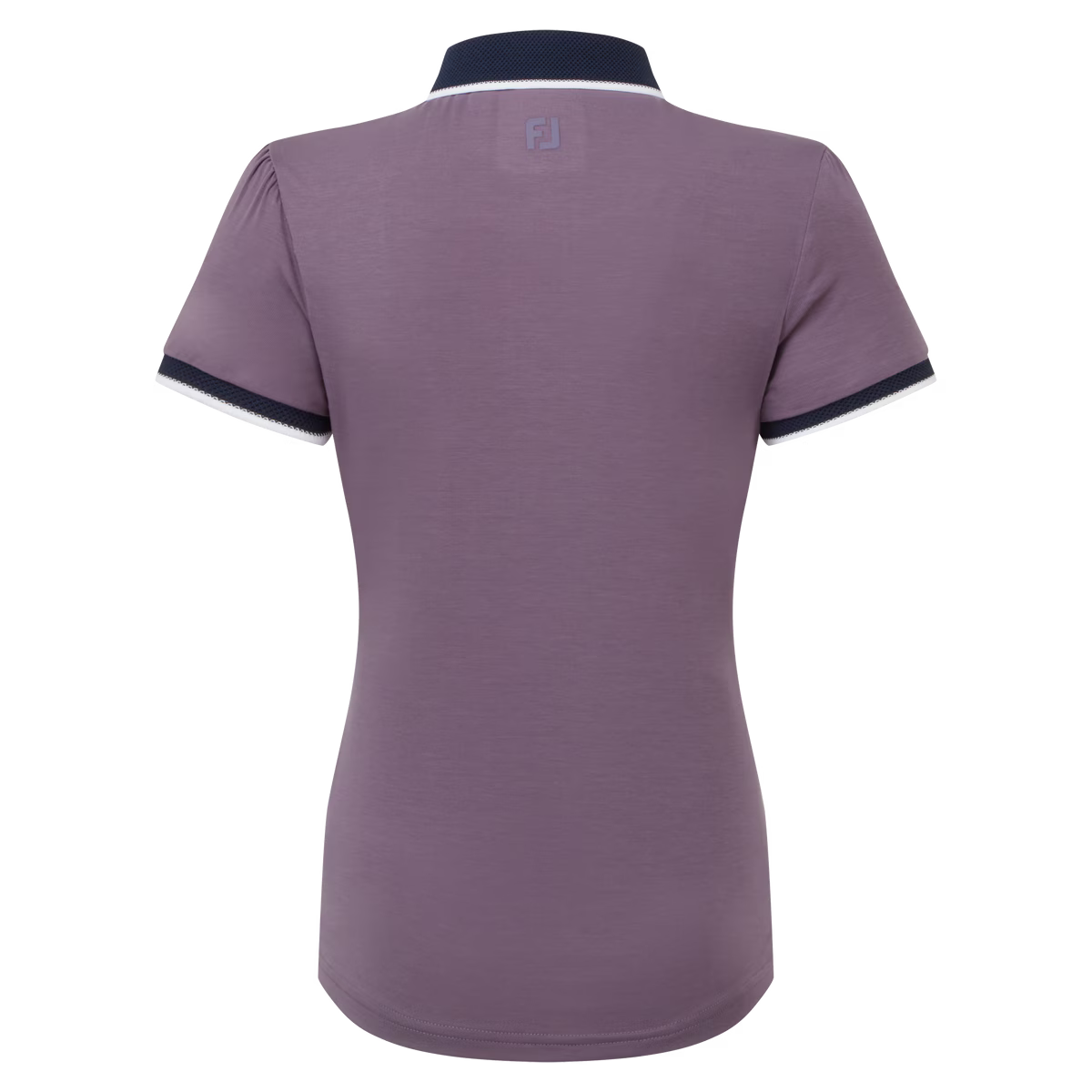 Footjoy Polo Femme Manches courtes Violet Fumé/Marine