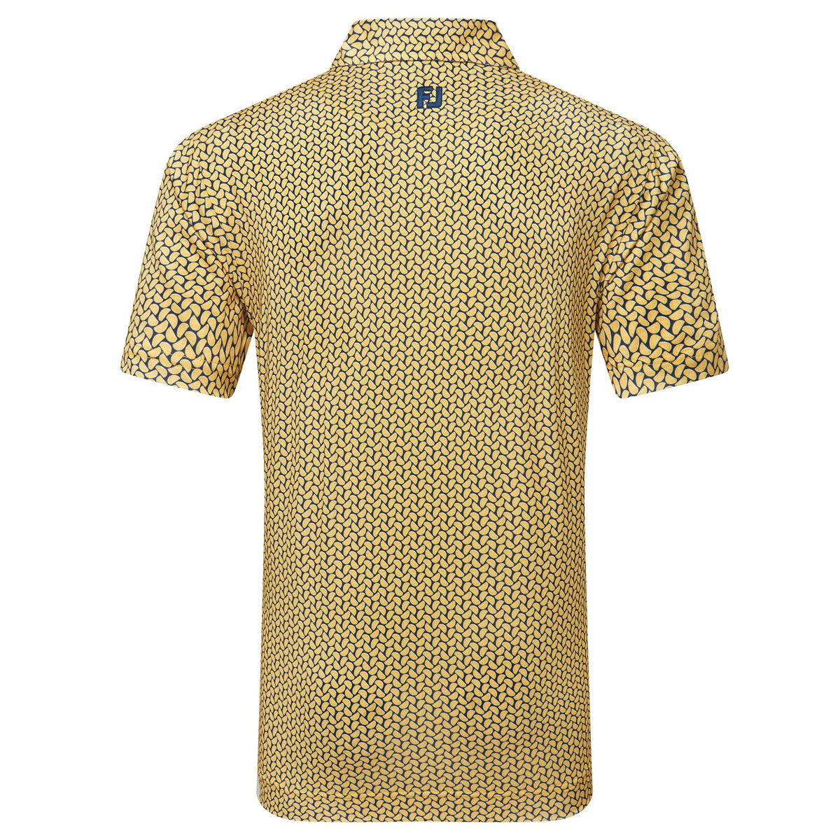 Footjoy polo en fil d'écosse imprimé Citrus Taxi Marine