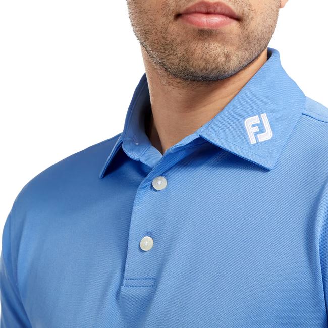 footjoy polo Pique Azul clair