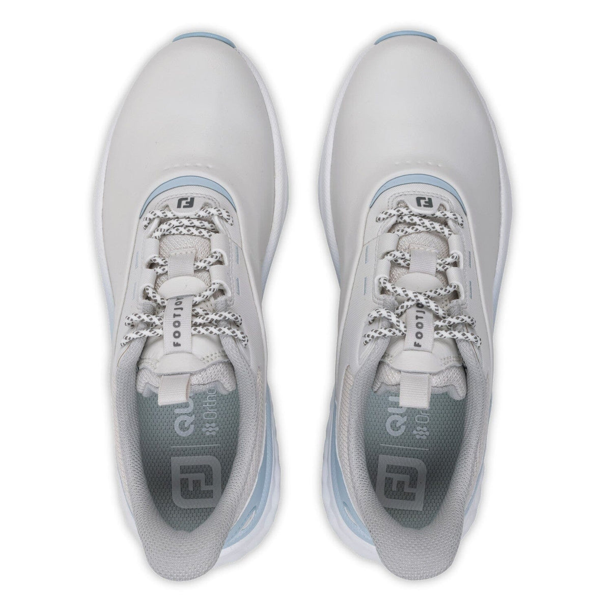 FootJoy Quantum Leather Mujer Gris Blanco Azul – Comodidad & Elegancia