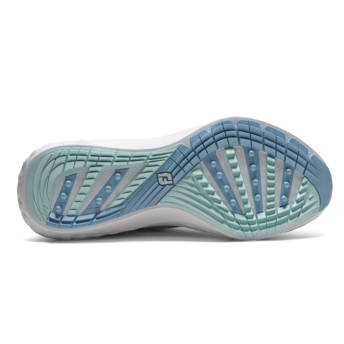 FootJoy Quantum Leather Femme Gris Blanc Bleu – Confort & Élégance