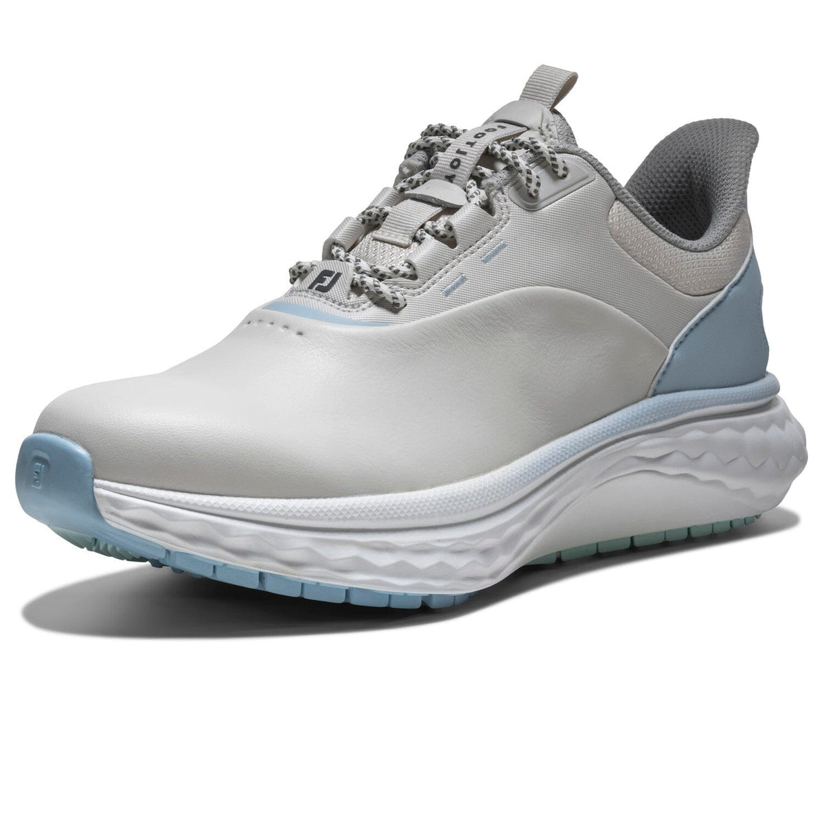 FootJoy Quantum Leather Mujer Gris Blanco Azul – Comodidad & Elegancia