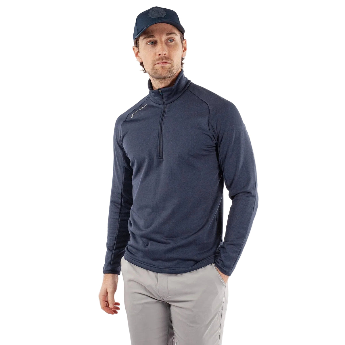 Galvin Green Pull de golf Drake Bleu Chaleur, confort et liberté de mouvement