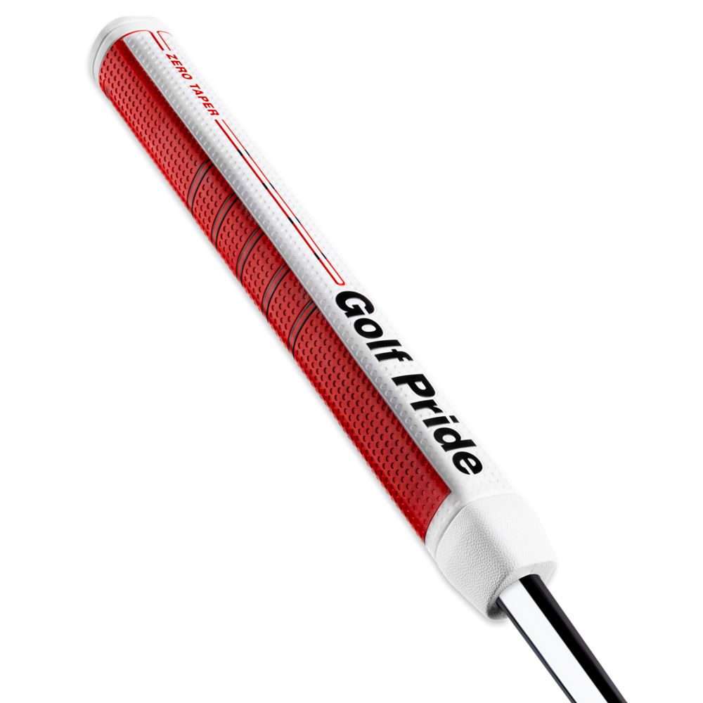 Golf Pride Grip putter Zero Taper Straight Blanco Rojo