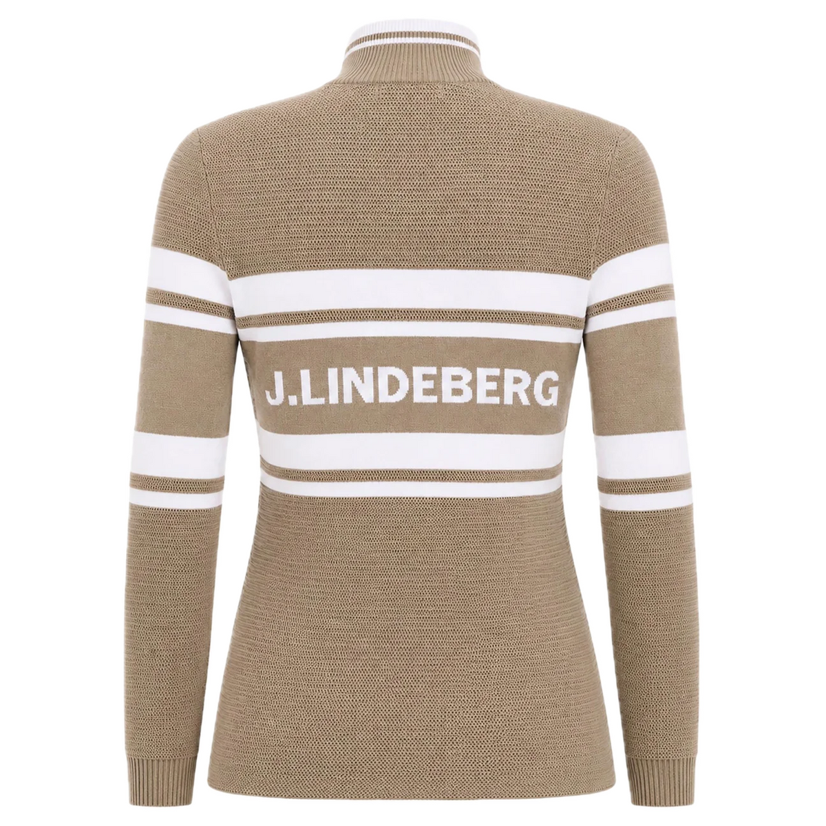 J.Lindeberg Pull Ariadne Knit Quarter Zip Brindle