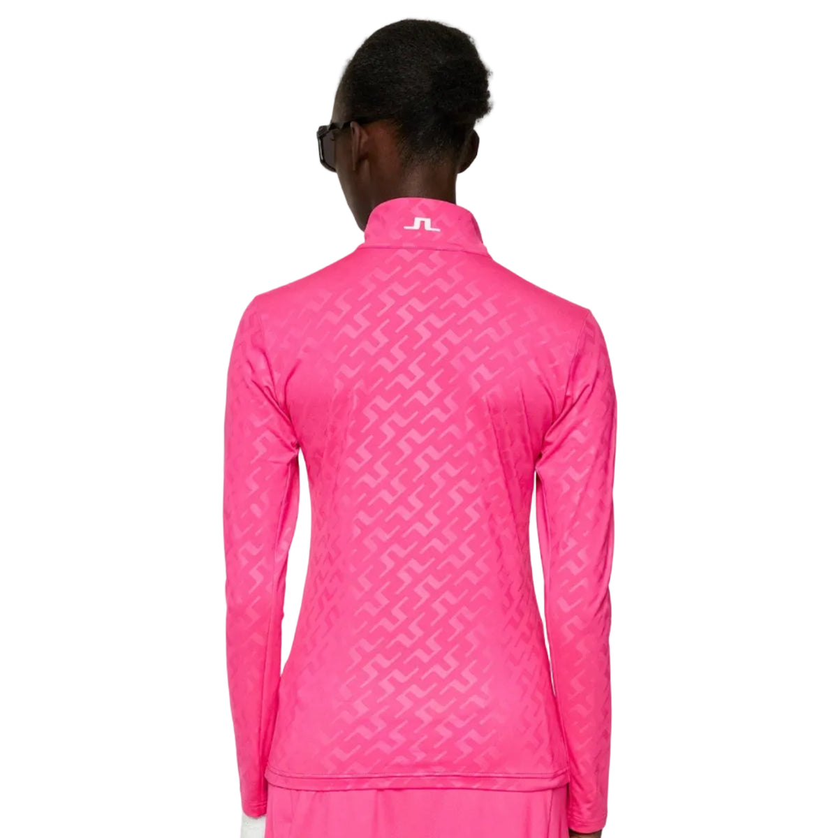 J.LINDEBERG pull LAURYN Deboss PINK