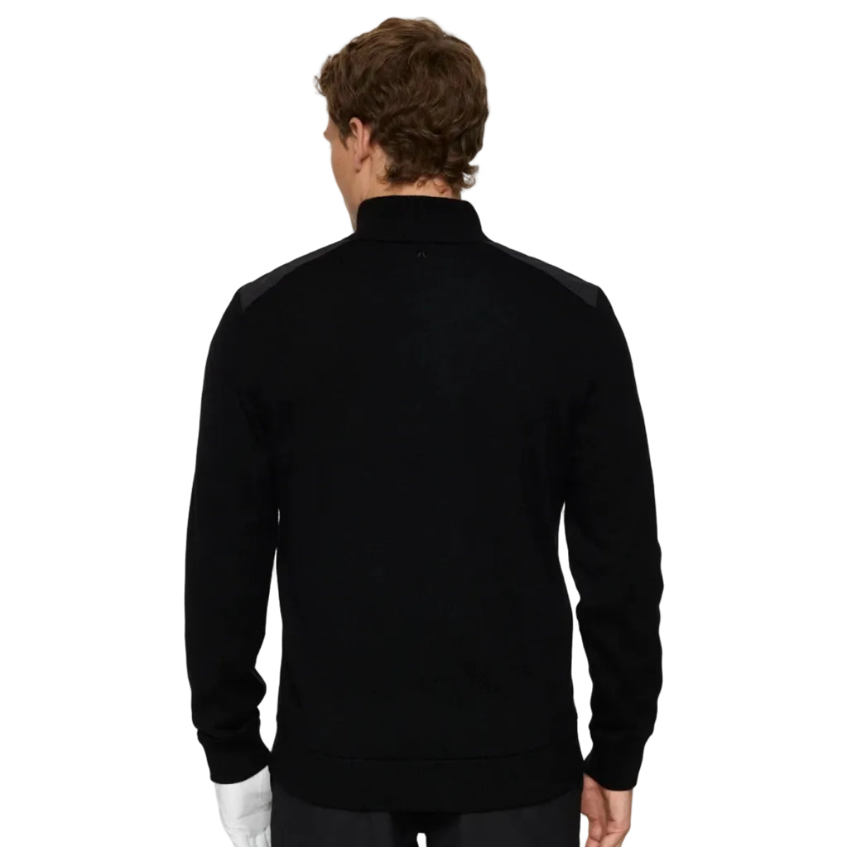 J.LINDEBERG Pull Jeffrey coupe vent Noir