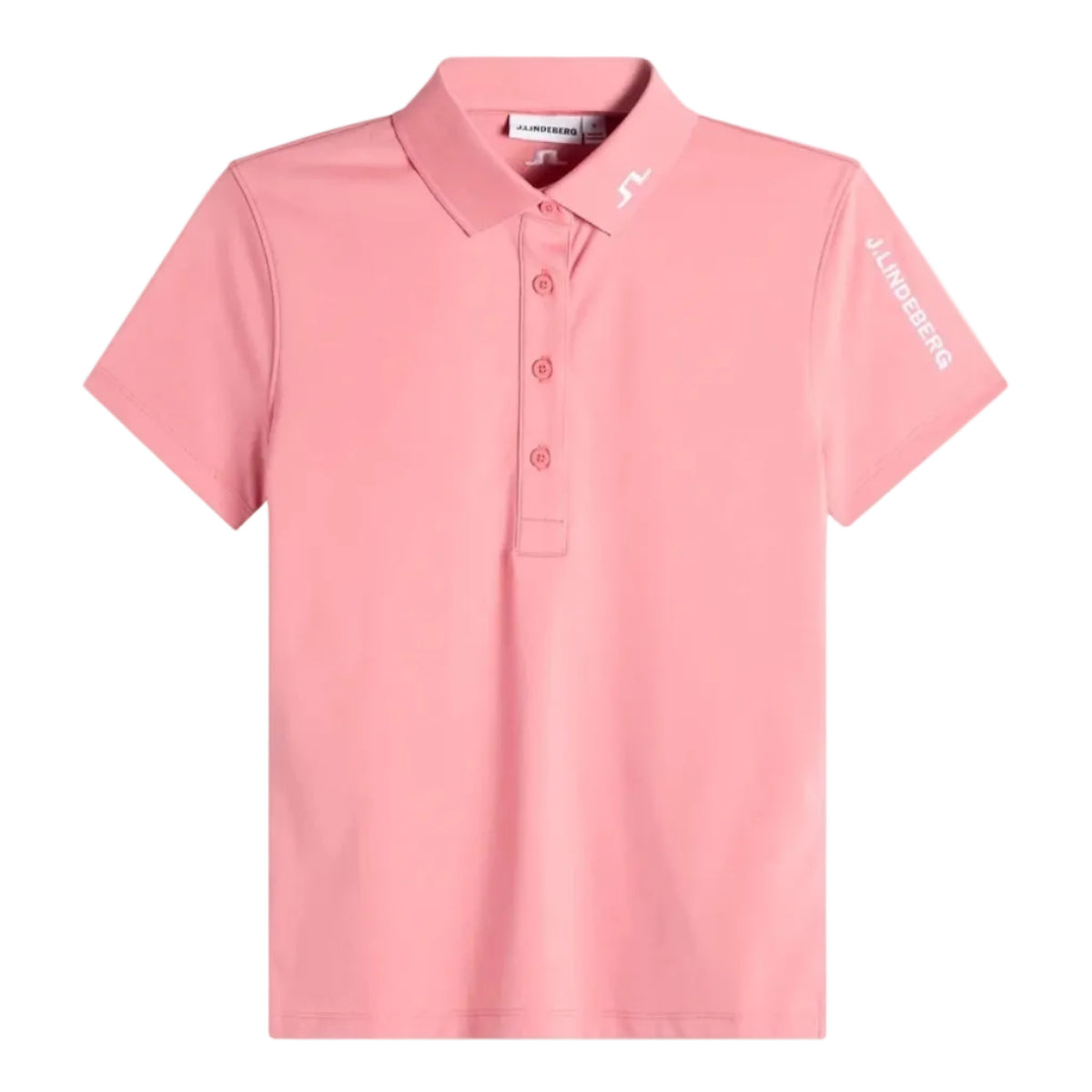 J.Lindeberg Polo Mujer Tour Tech Flamingo Plume
