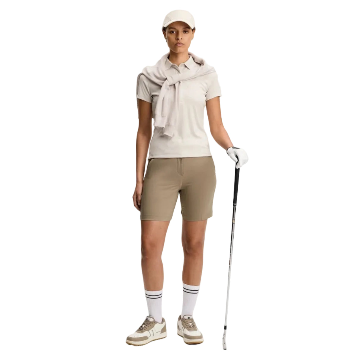 J.Lindeberg Polo Femme Tour Tech Moonbeam