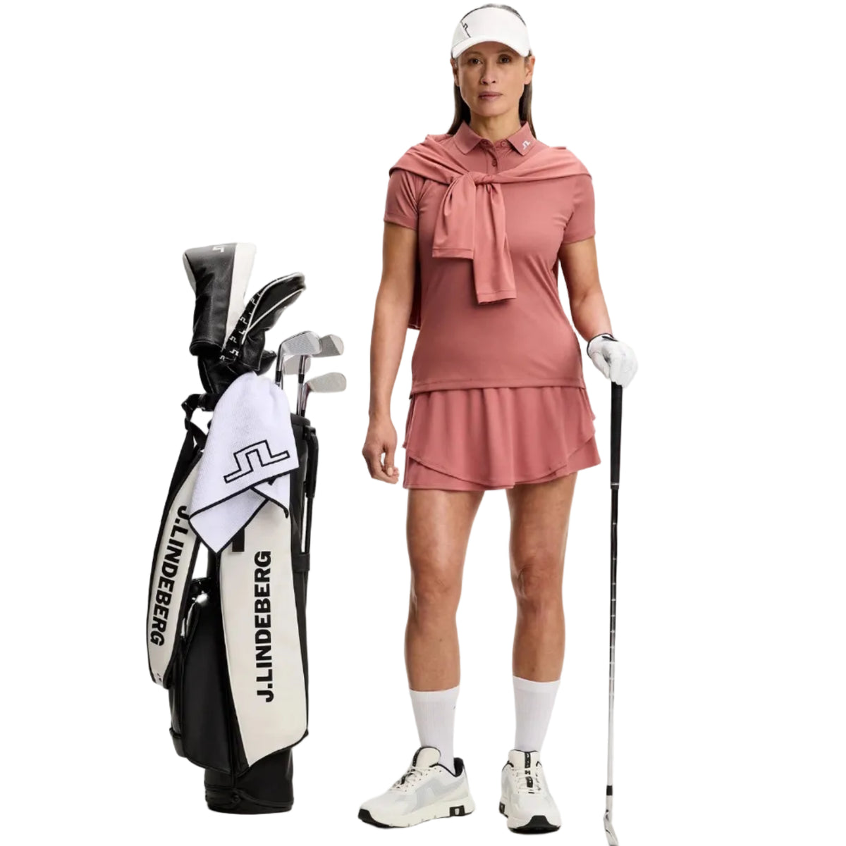J.Lindeberg Polo Femme Tour Tech Withered Rose