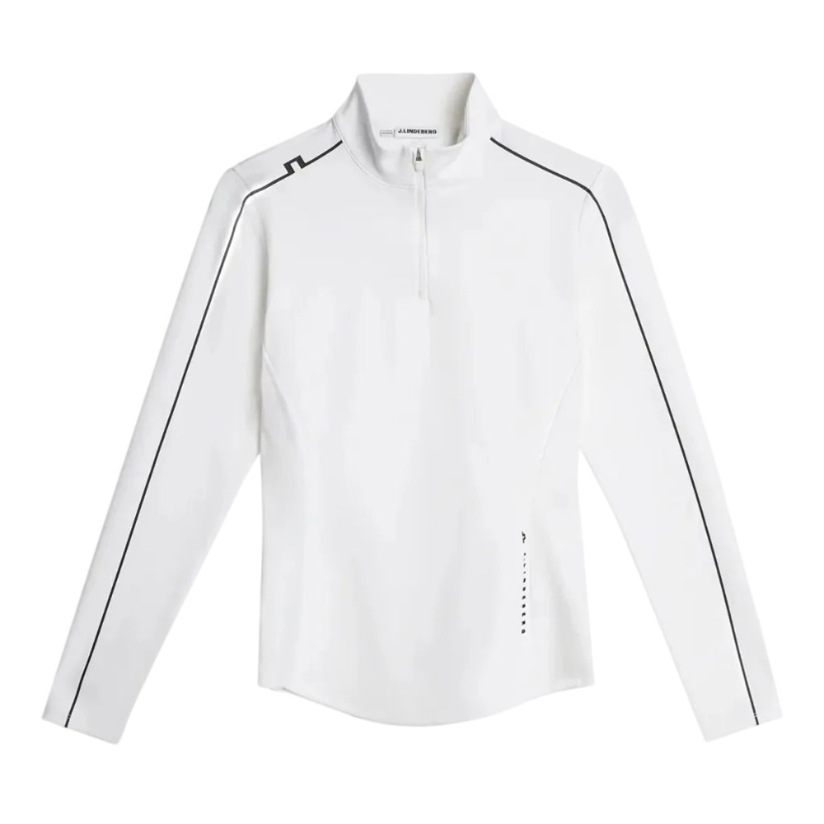 J.Lindeberg Pull Femme Adiola Quarter Zip White