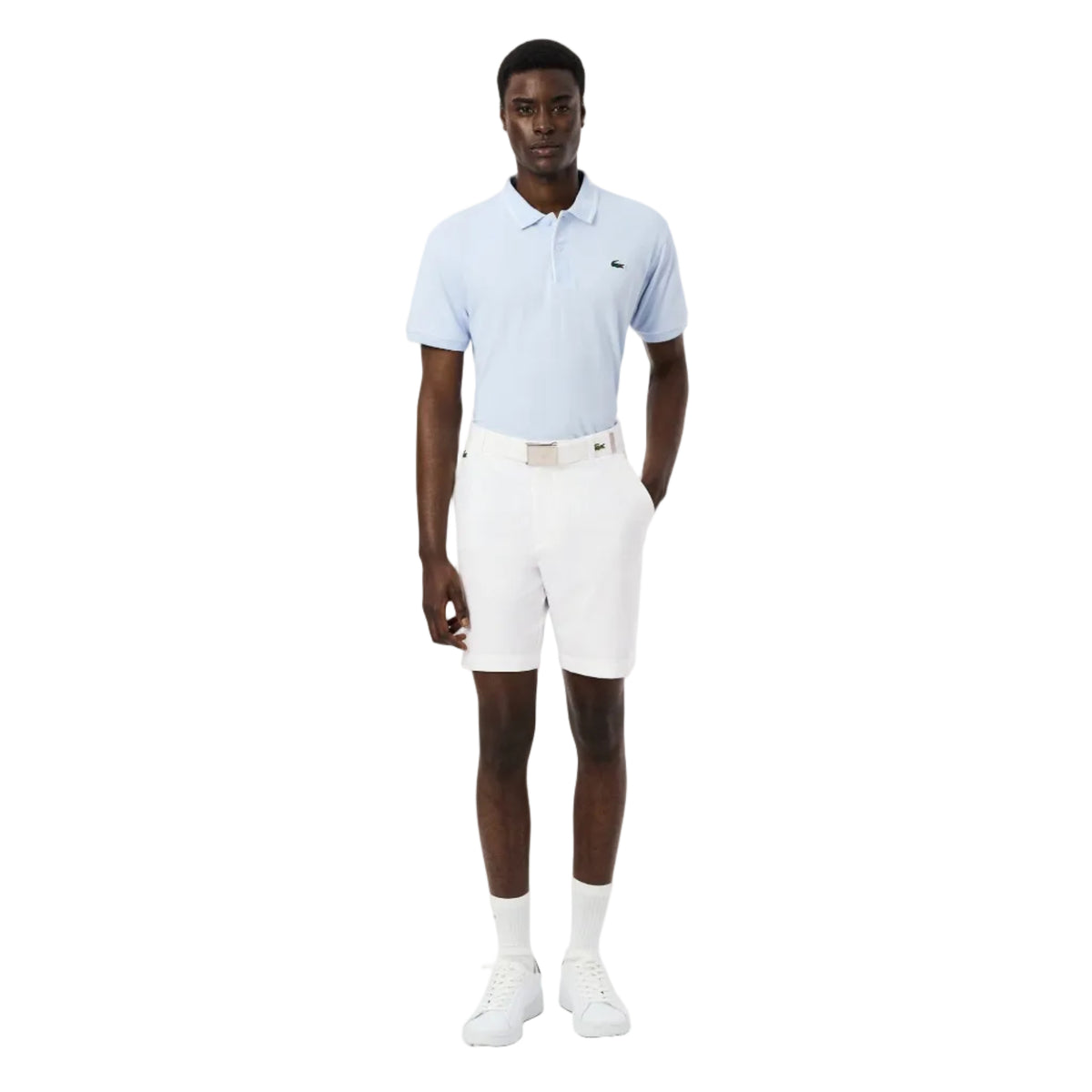 Lacoste Bermuda Golf Ultra Dry Blanc