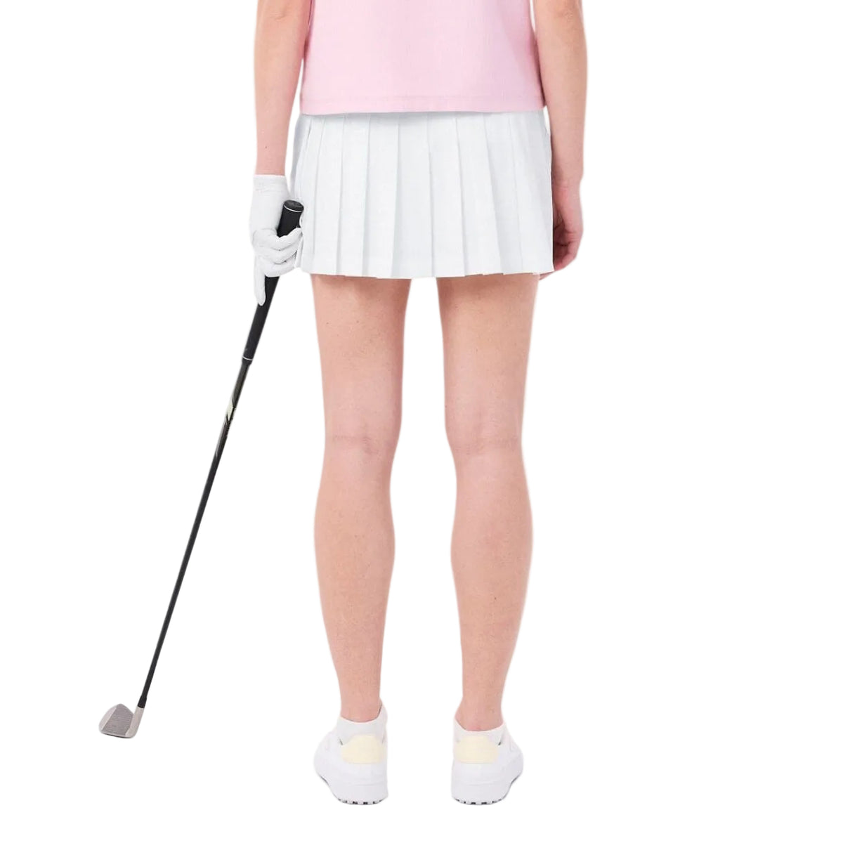 Lacoste Jupe Golf Ultra Dry shorty intégré Blanche