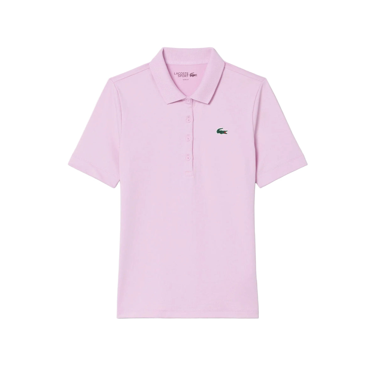 Lacoste Polo Golf slim fit stretch protection UV Rosa