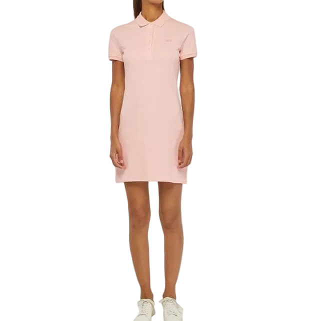 Lacoste vestido piqué rosa