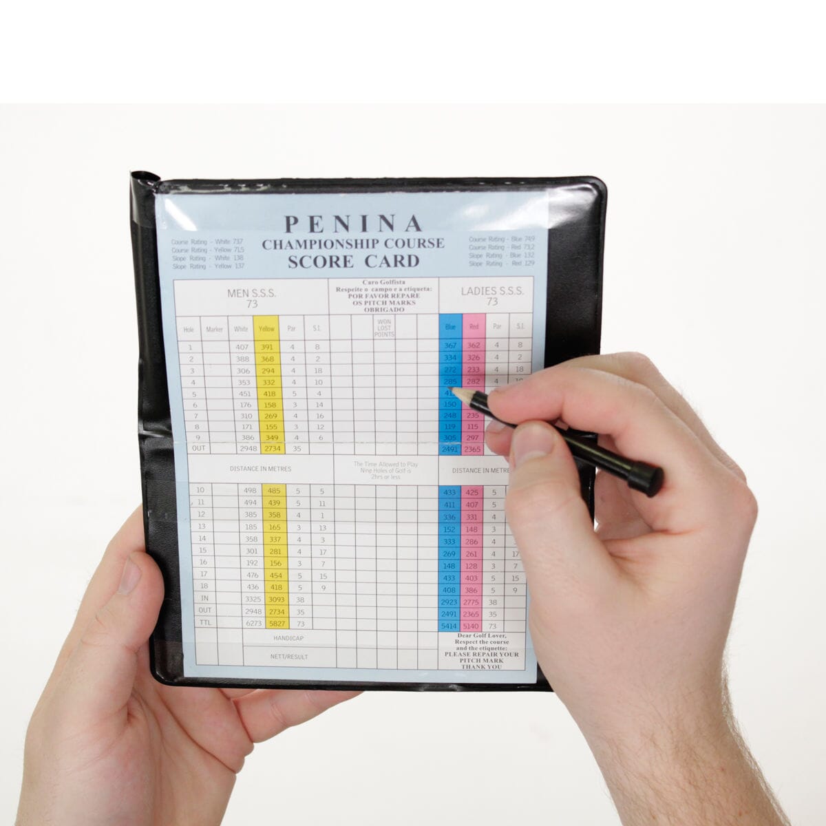 Masters Étui de tarjeta de score Deluxe
