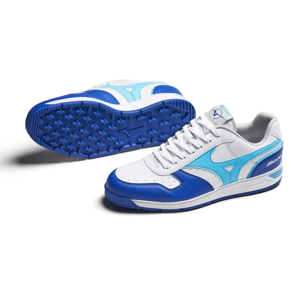 Mizuno Chaussures de golf City Wind GS Alpine Surf the Web/Swim Cap/White