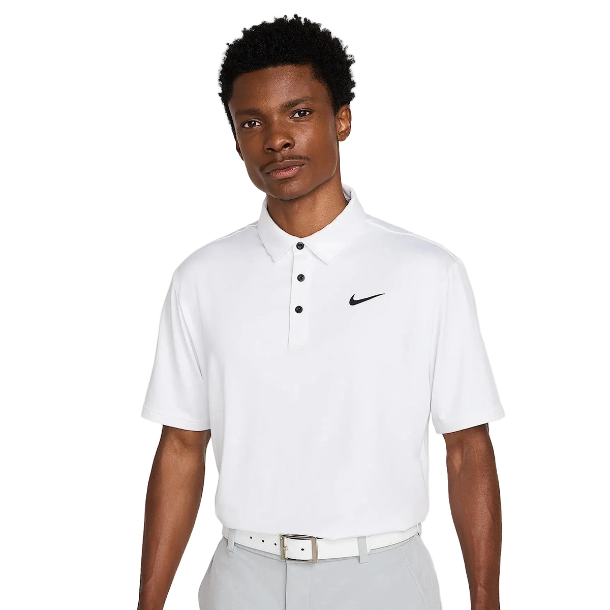 Nike Polo Dri Fit Solid Tour White