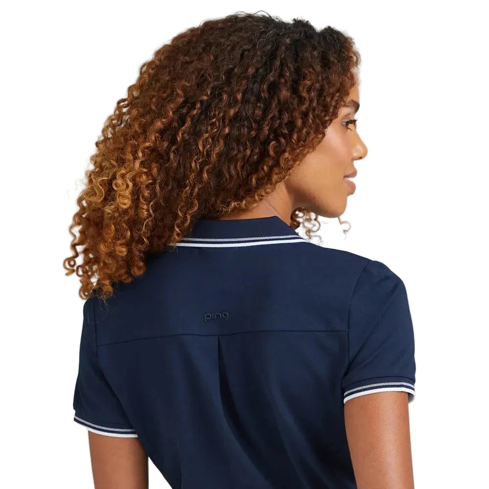 Ping Polo Femme Viviana bleu marine