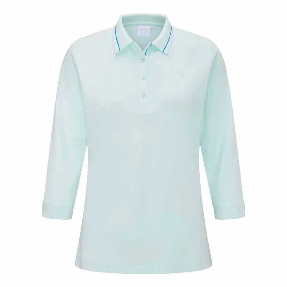 Ping Polo Femme à manches 3/4 ALICIA Seaspray