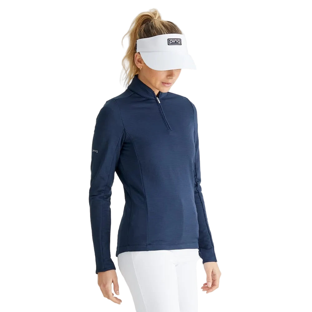 Ping Jersey 1/4 Zip midlayer Abigale Azul Marino