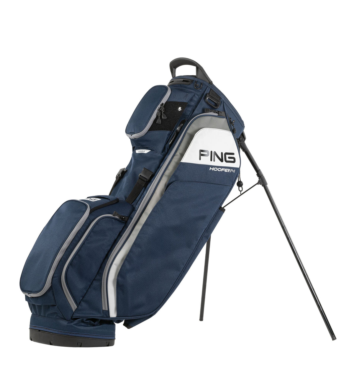 Ping sac trépied de golf Hoofer 14 Bleu Marine Gris