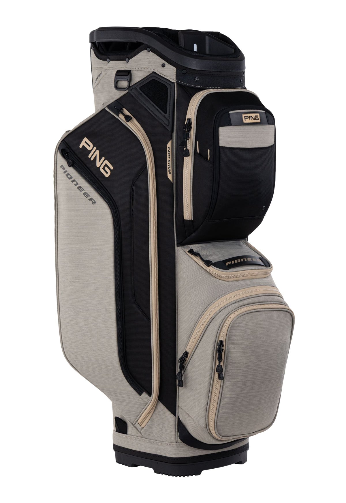 PING SAC CHARIOT Pioneer 244 Sable chiné Noir