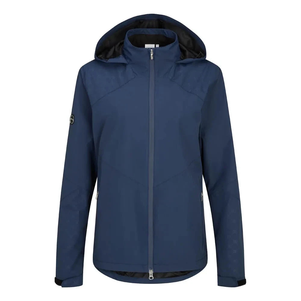 PING Milli Chaqueta Impermeable Mujer Azul Oxford