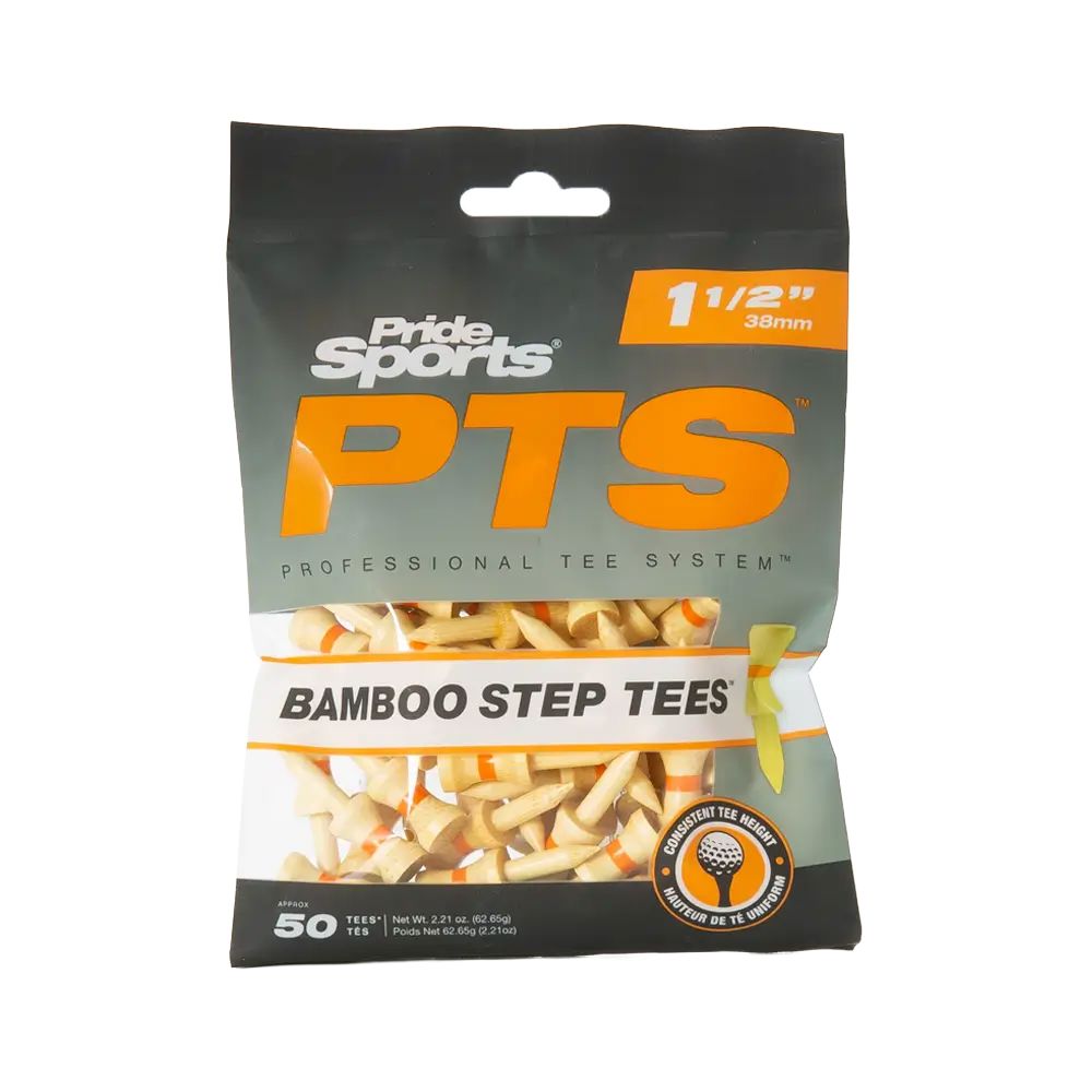 PrideSports Sachet de 50 Tees en bamboo PTS 38mm/69mm/83mm