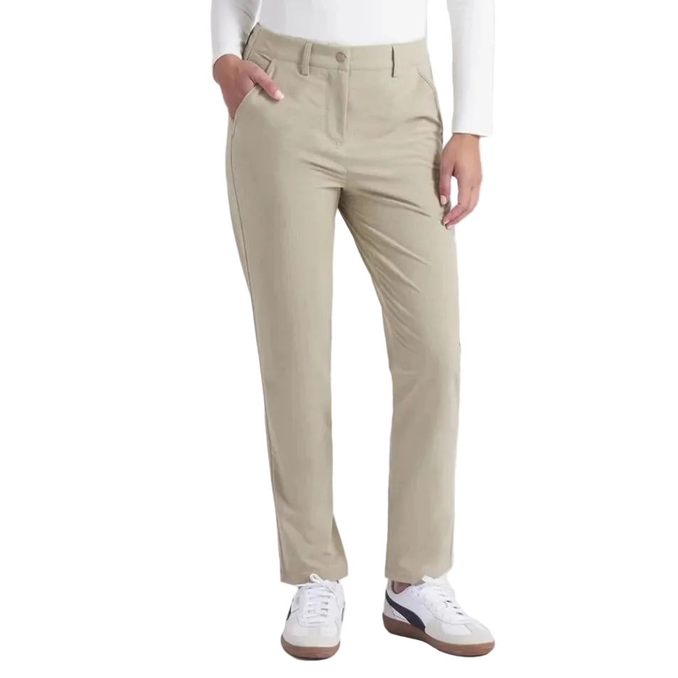 Puma Pantalon de golf Femme Cypress Softshell Ice Coffee