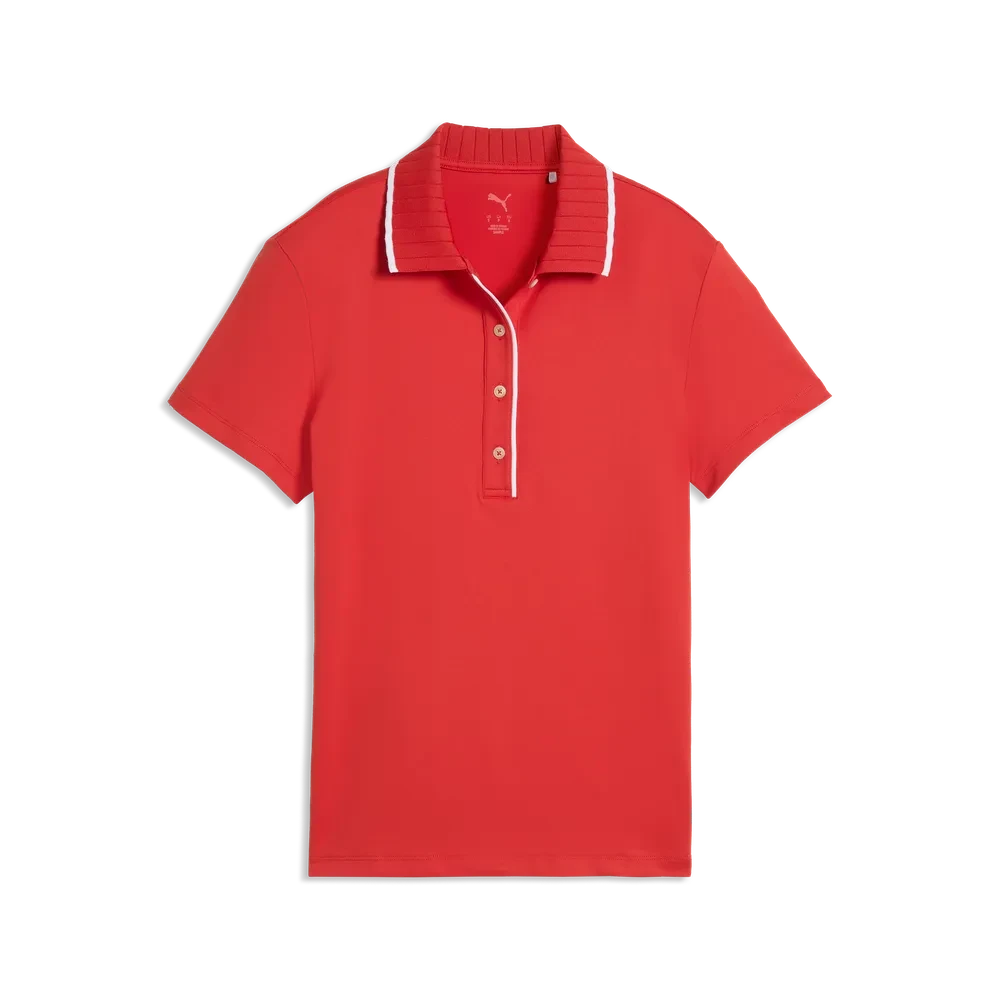 Puma Polo Femme Cloudspun Bridges Red 2026