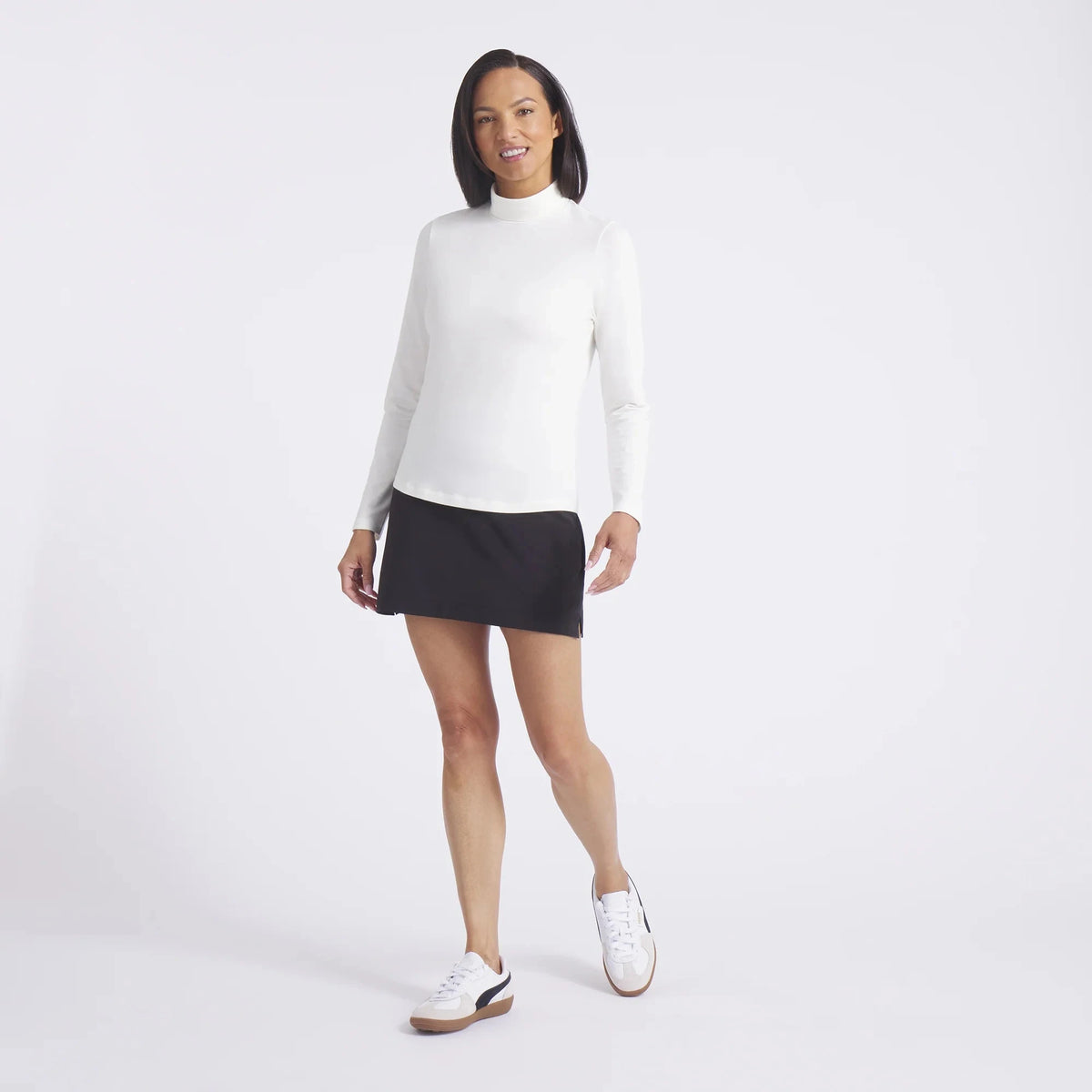 Puma Golf Top Manga Larga Mujer Warm White