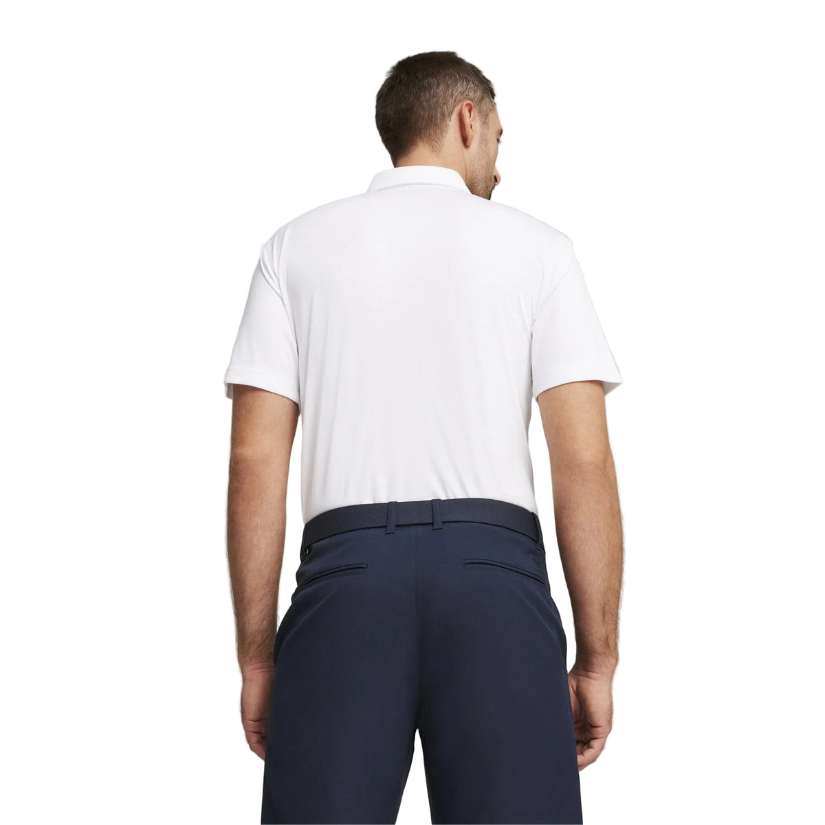 PUMA POLO Pure Solid Blanc