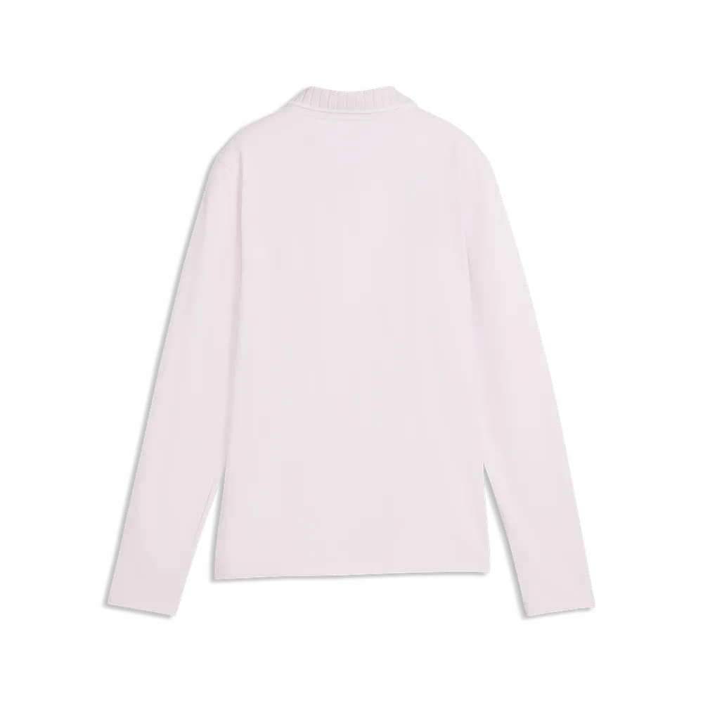 Puma Golf Polo Femme CLOUDSPUN Bridges Manches Longues Rose Poudre - GolfCenter.fr