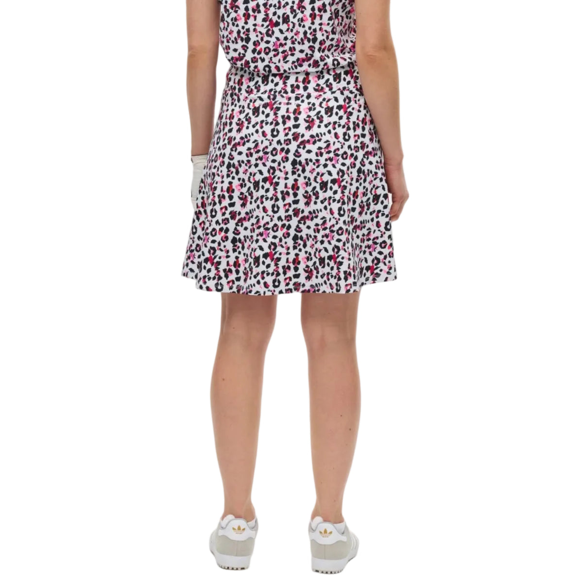 Röhnisch LUNA Falda longue Estampado leopardo rosa bordeaux