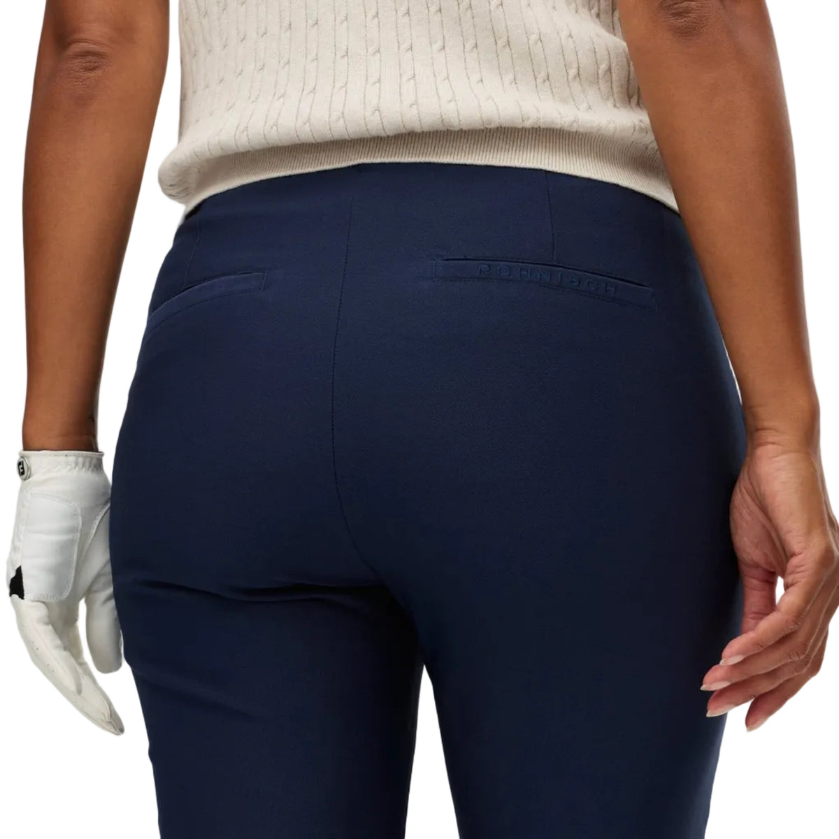 Rohnisch Pantalon Clubhouse Highwater Femme Navy 2026