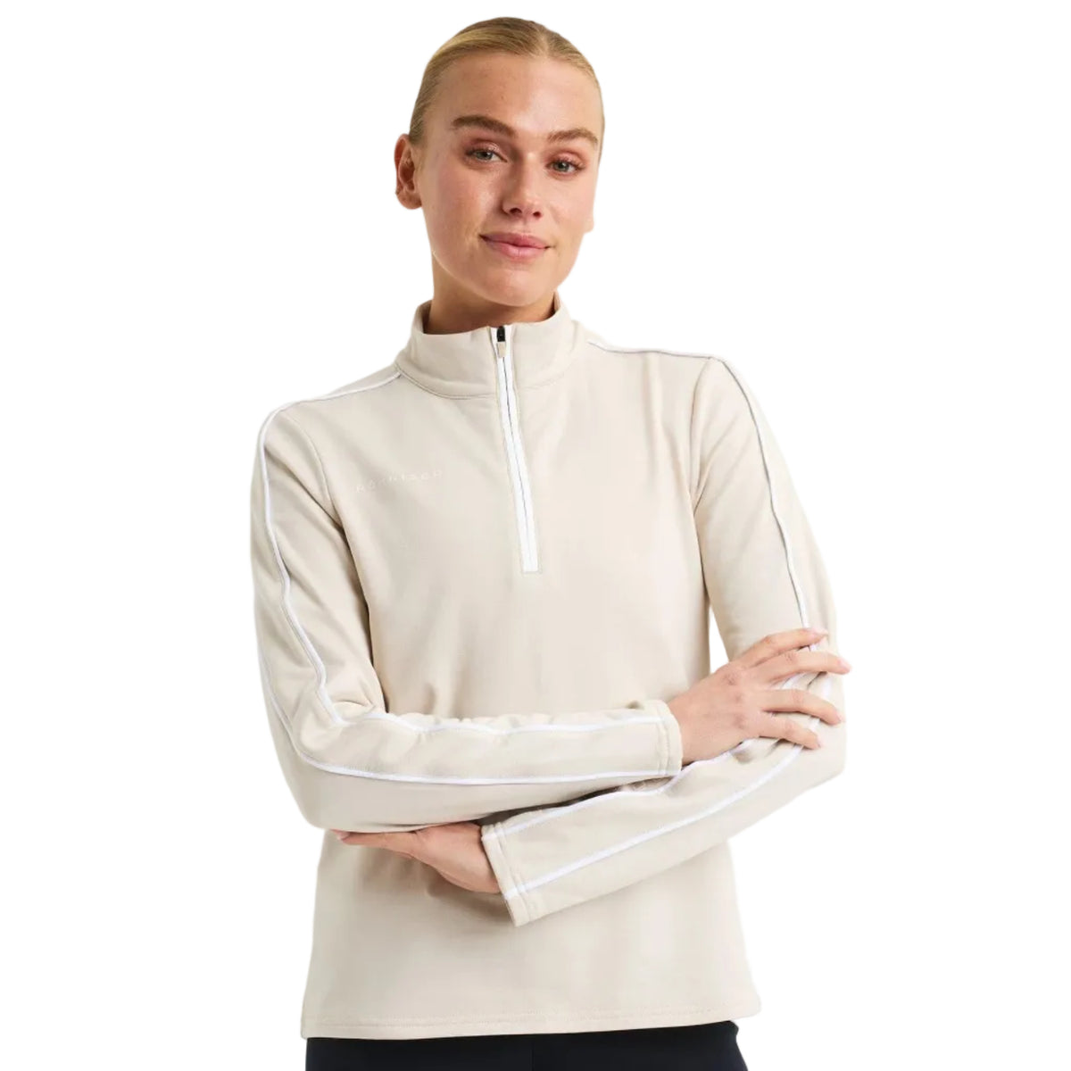 Rohnisch Jersey AMIE Medio Zip beige