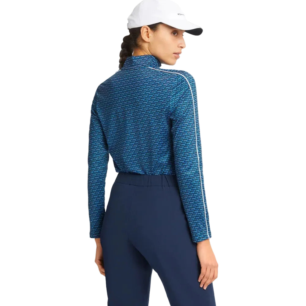 Rohnisch Pull Demi Zip Amie retro navy