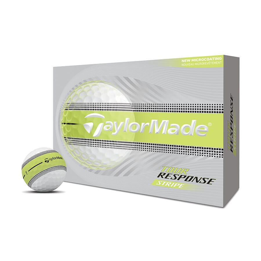 Balles TaylorMade Tour Response Stripe Yellow 2026